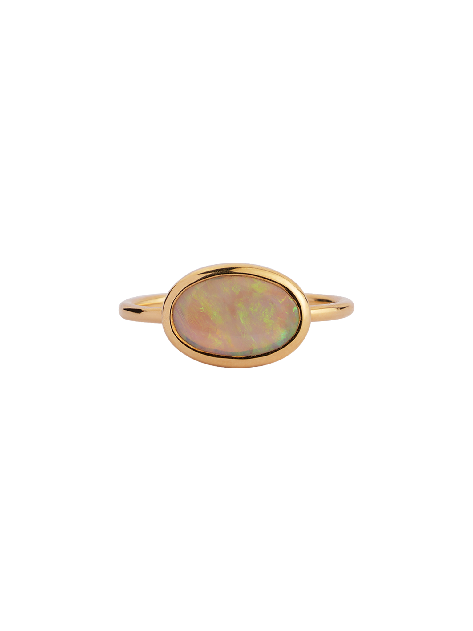 Light / form ring large opal